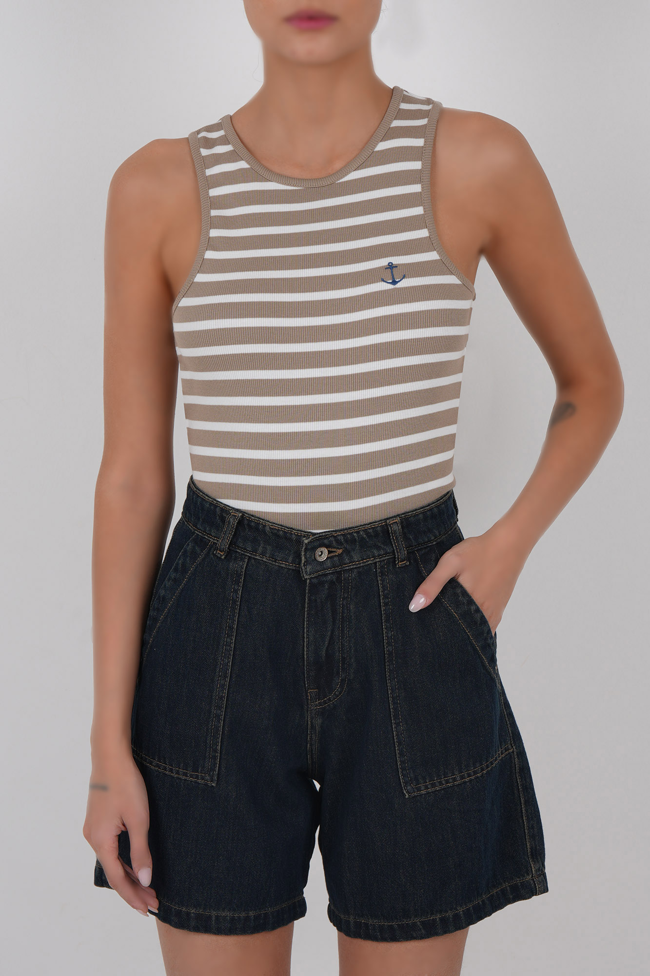 تاپ تیشرتی راه راه