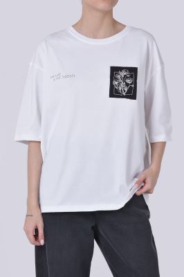 تیشرت آستین کوتاه چاپی