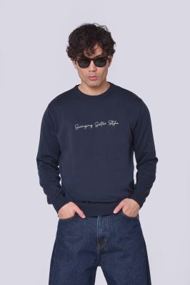 بافت یقه گرد گلدوزی