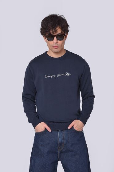 بافت یقه گرد گلدوزی