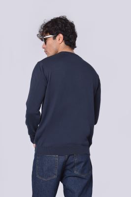 بافت یقه گرد گلدوزی