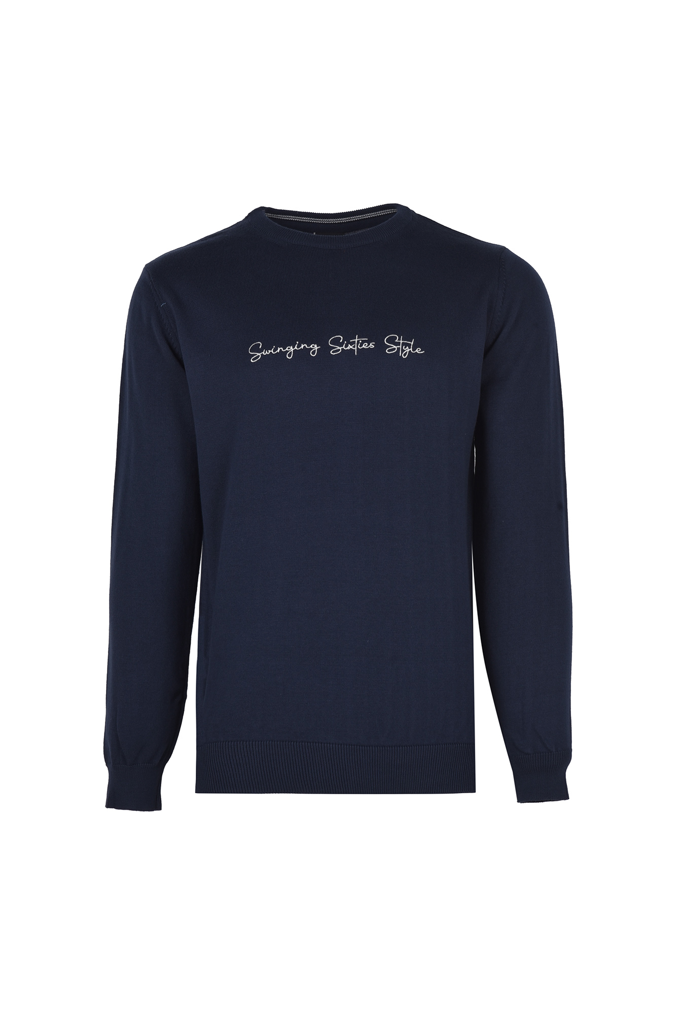 بافت یقه گرد گلدوزی