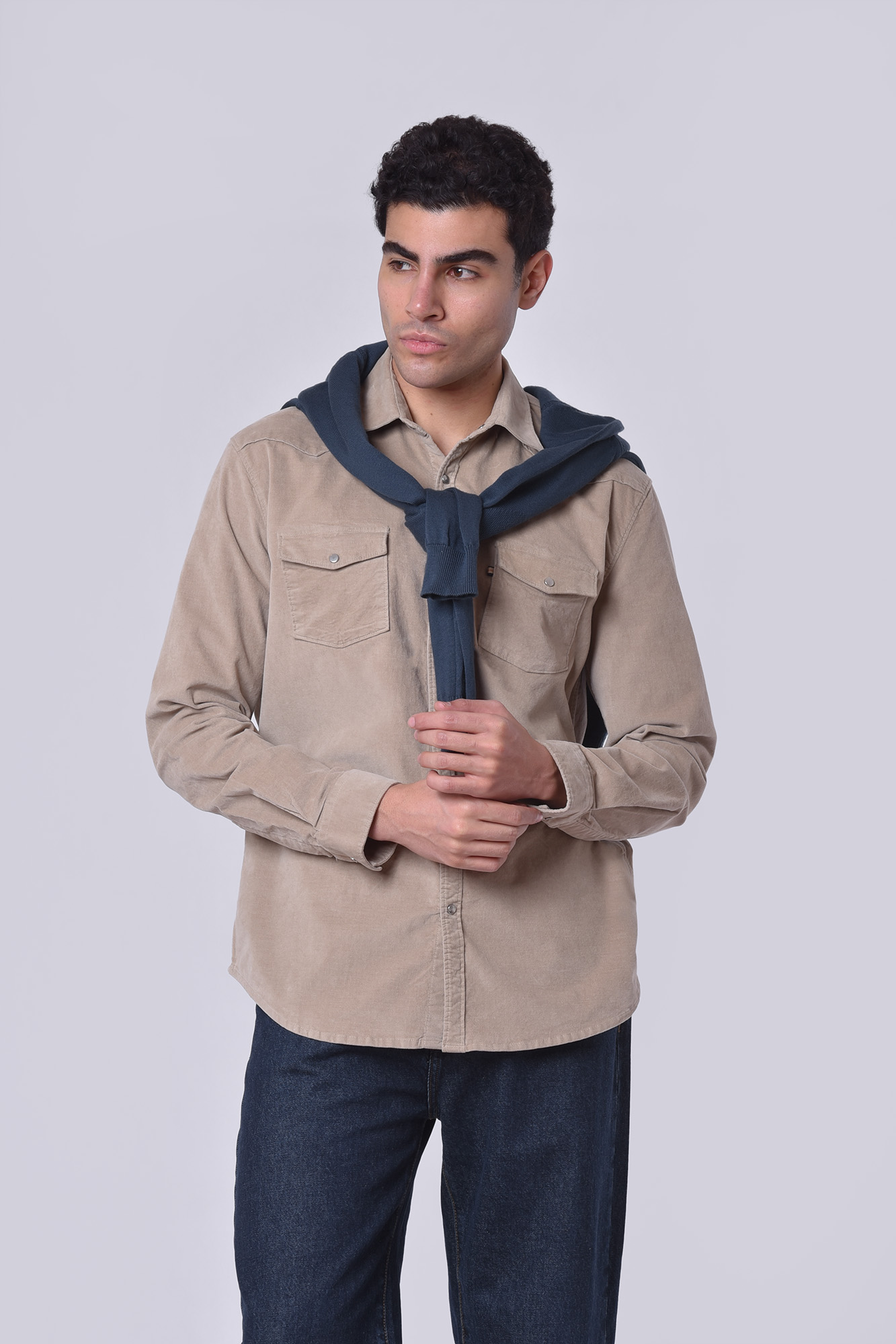 پیراهن آستین بلند مخمل