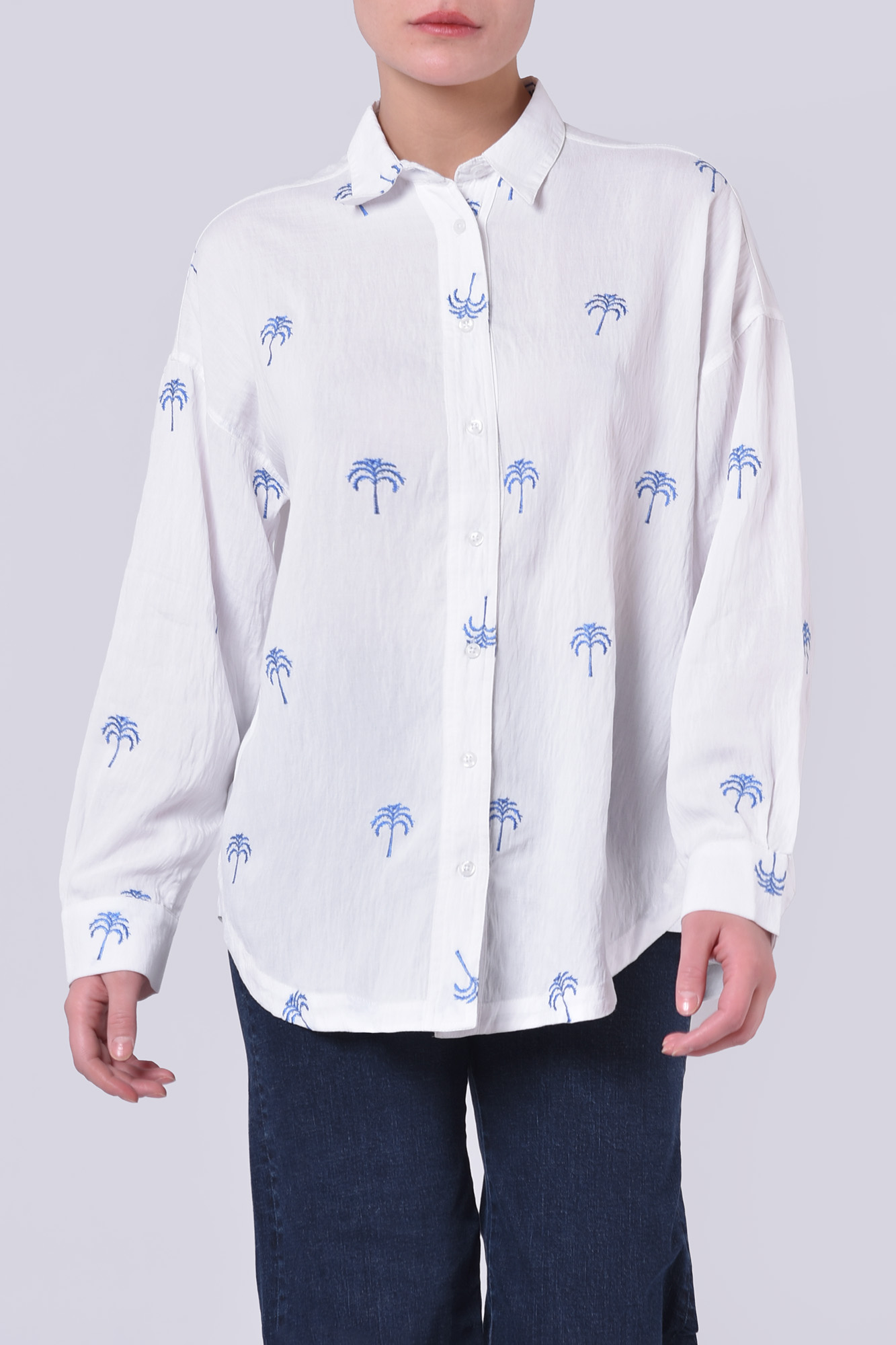 شومیز آستین بلند گلدوزی