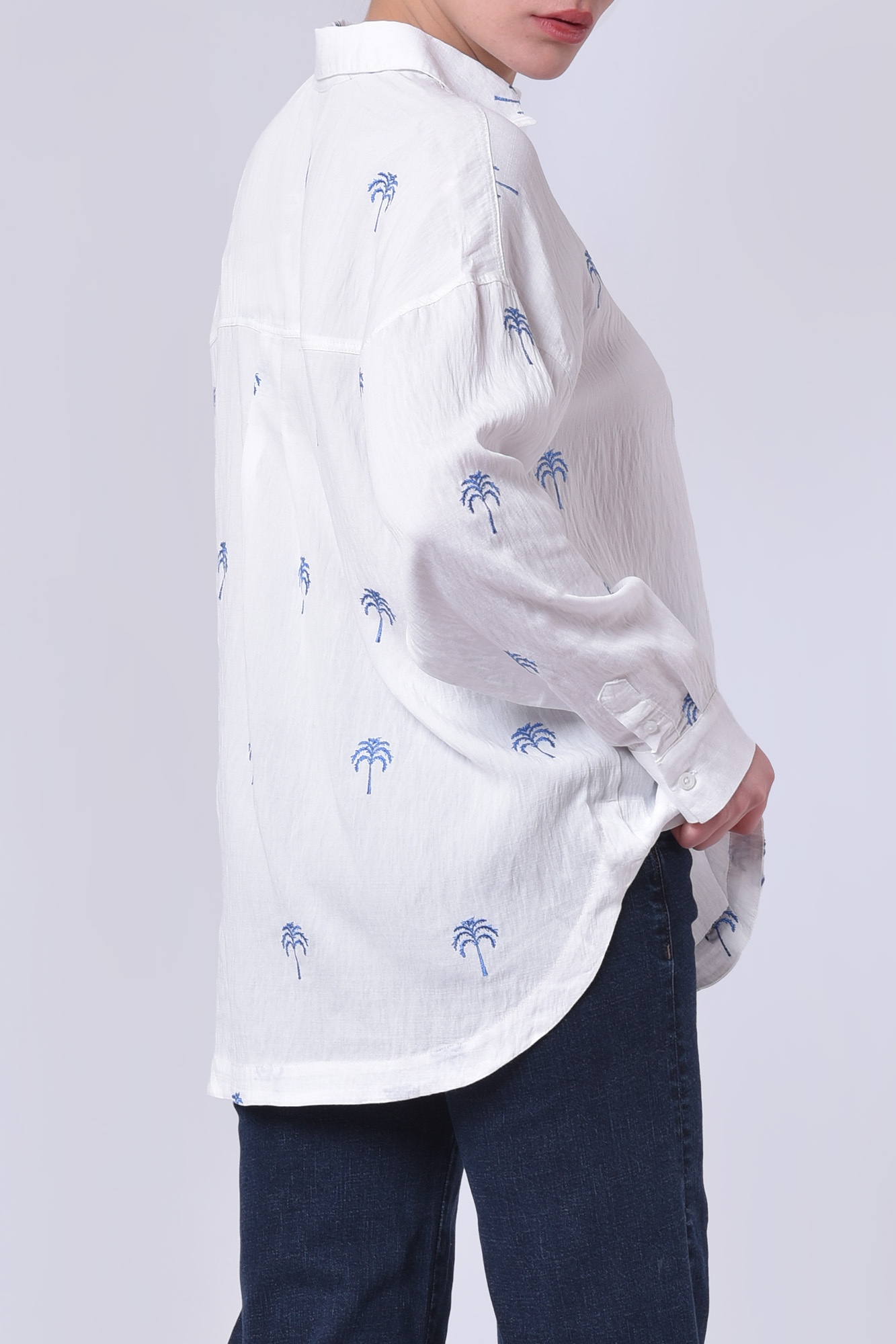 شومیز آستین بلند گلدوزی