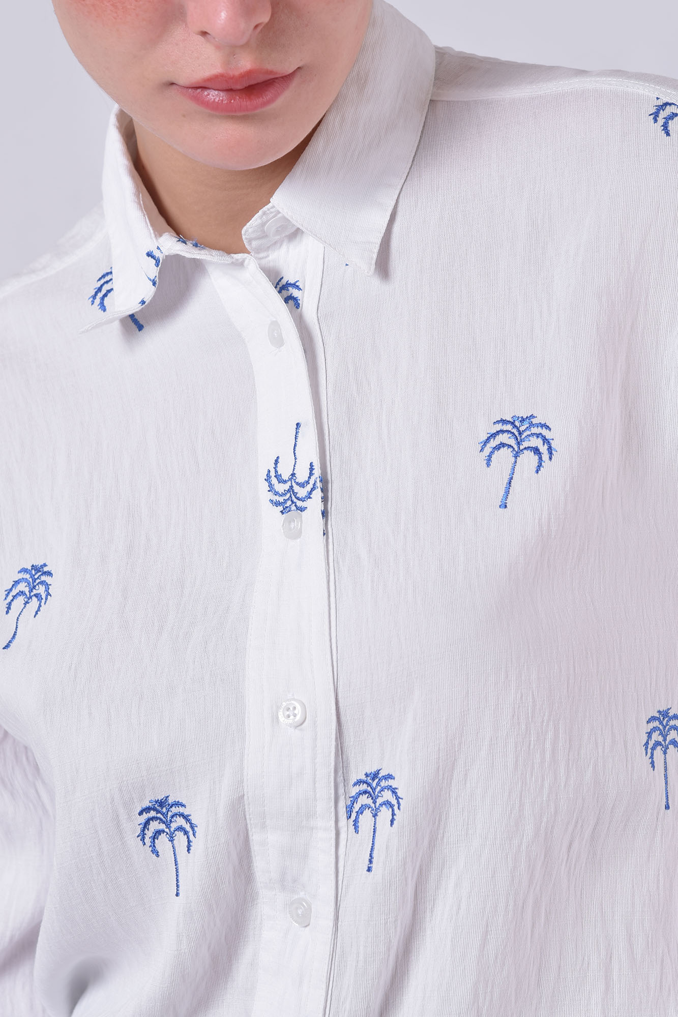 شومیز آستین بلند گلدوزی