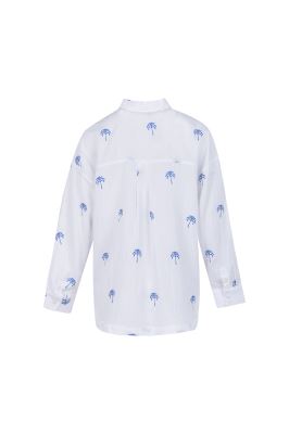 شومیز آستین بلند گلدوزی