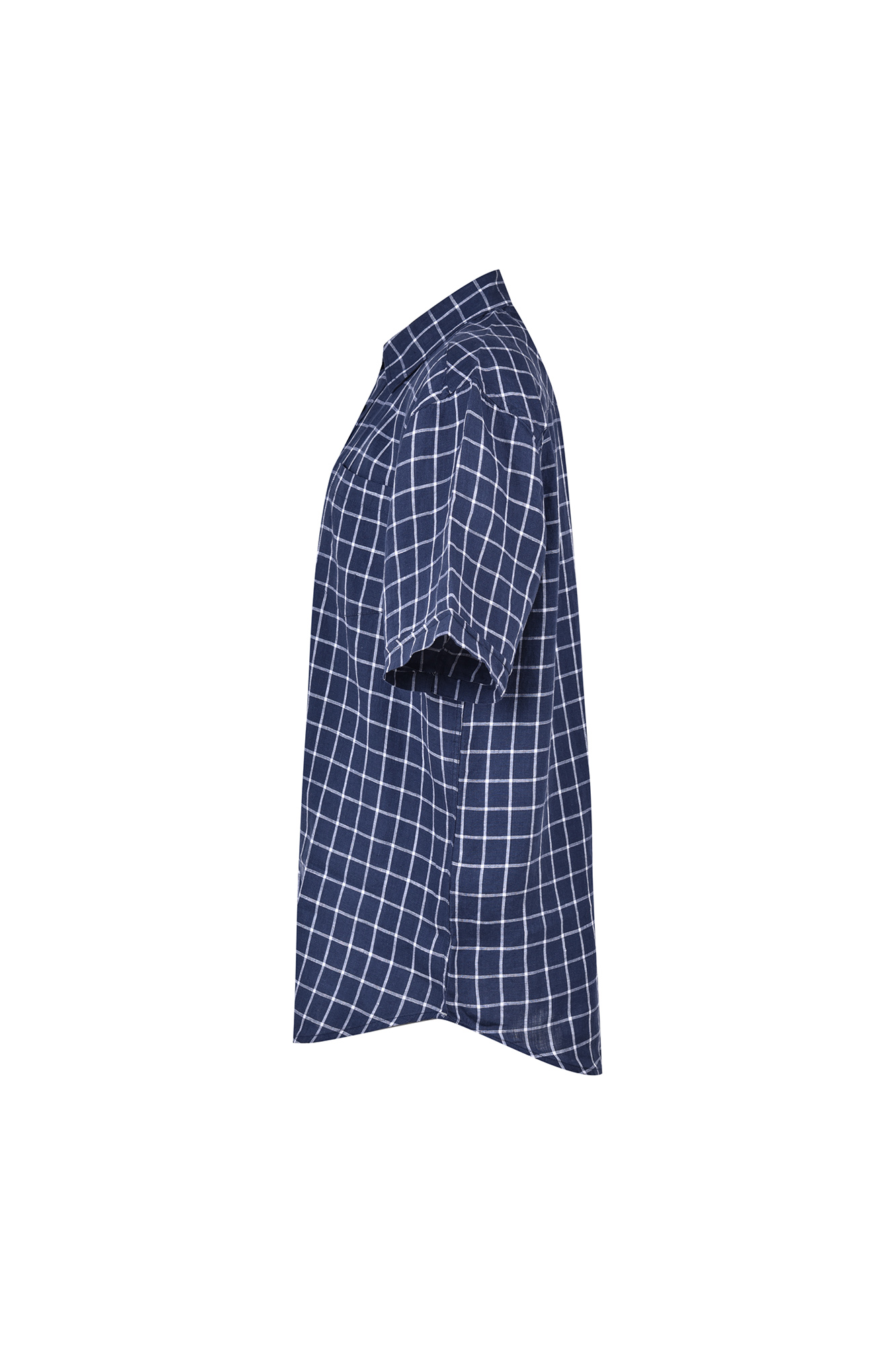 پیراهن آستین کوتاه چهارخانه