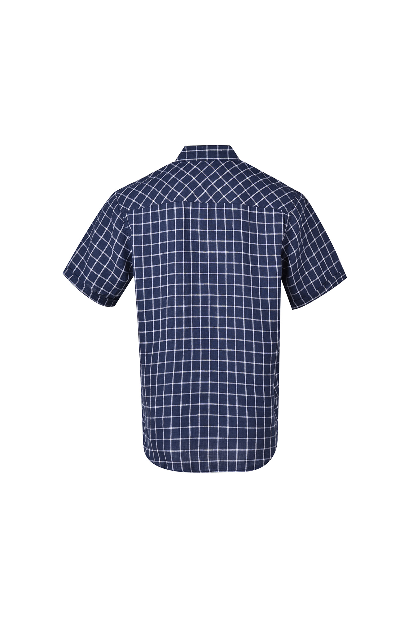 پیراهن آستین کوتاه چهارخانه