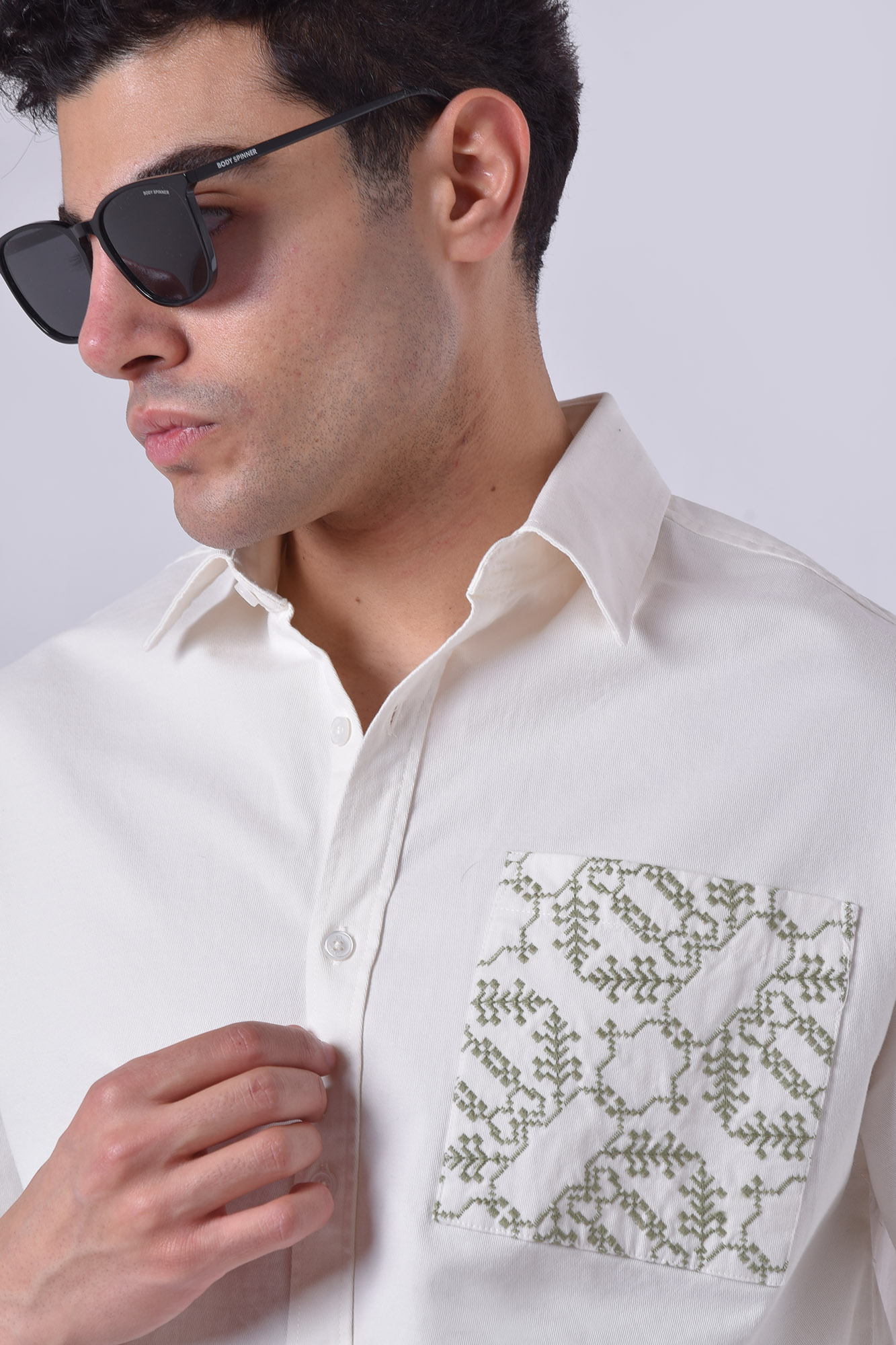 پیراهن آستین بلند گلدوزی