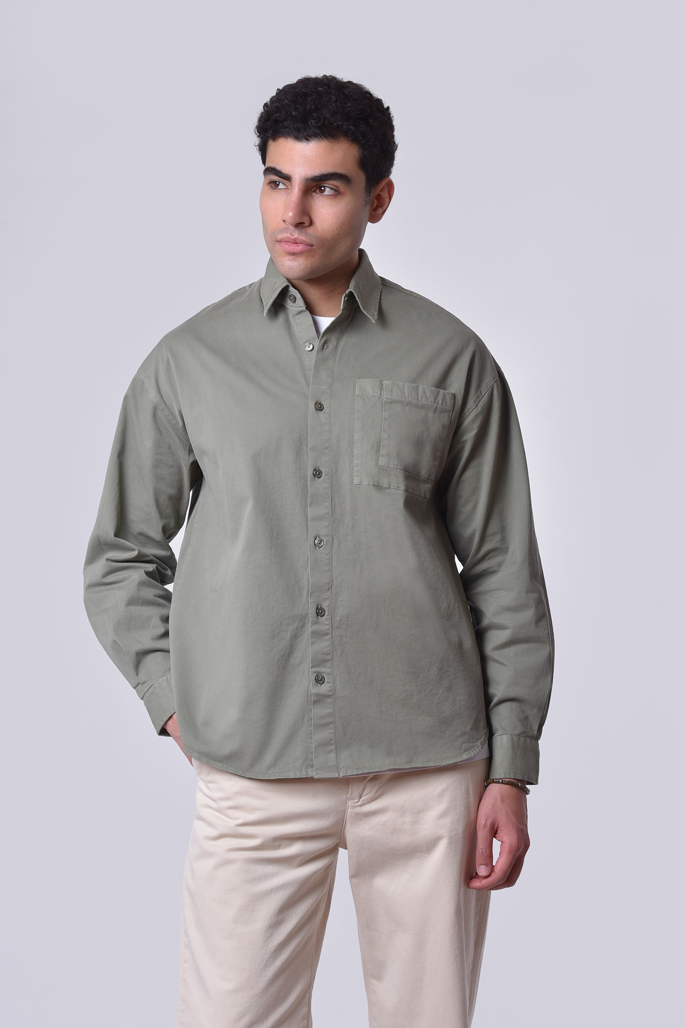 پیراهن آستین بلند ساده