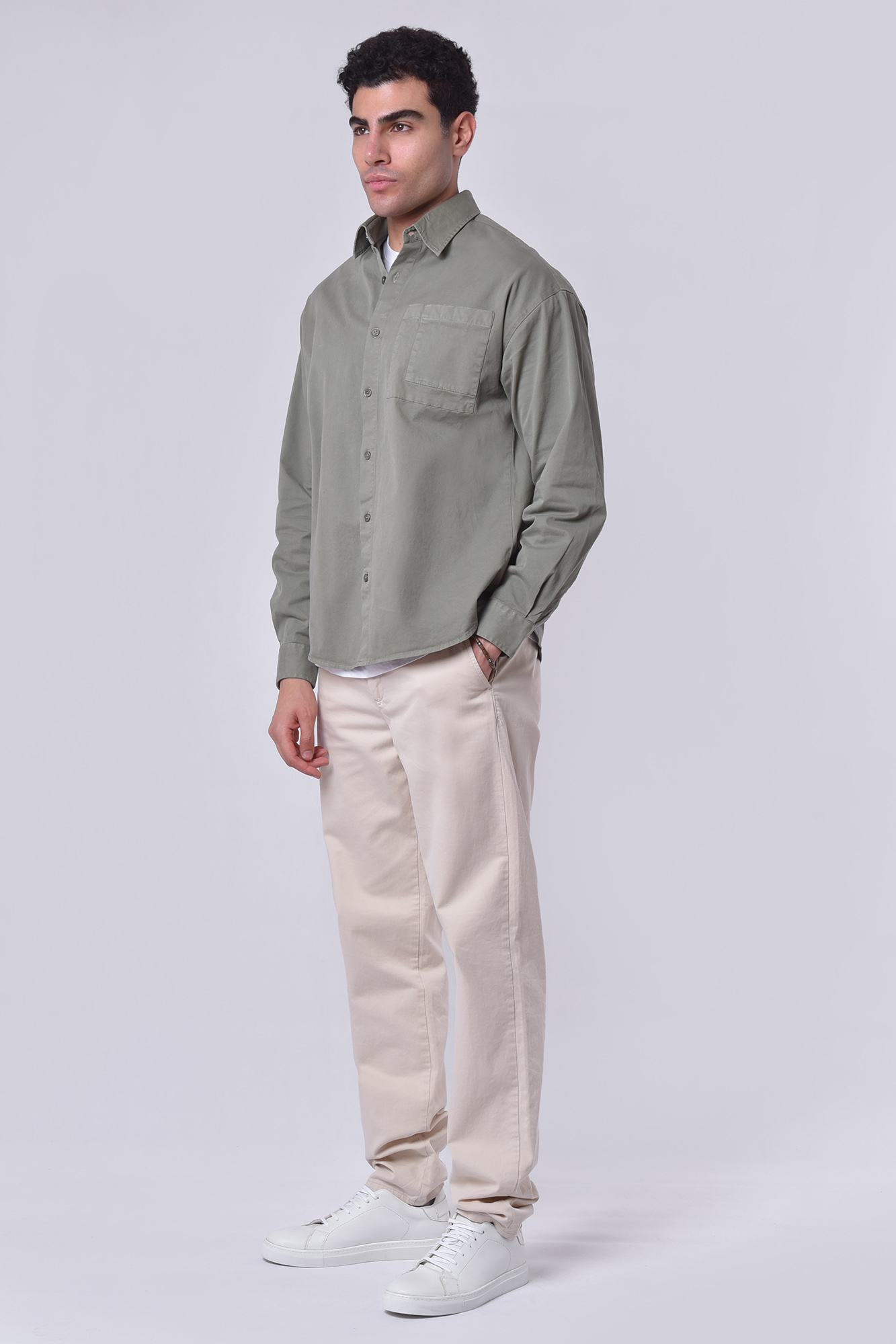 پیراهن آستین بلند ساده