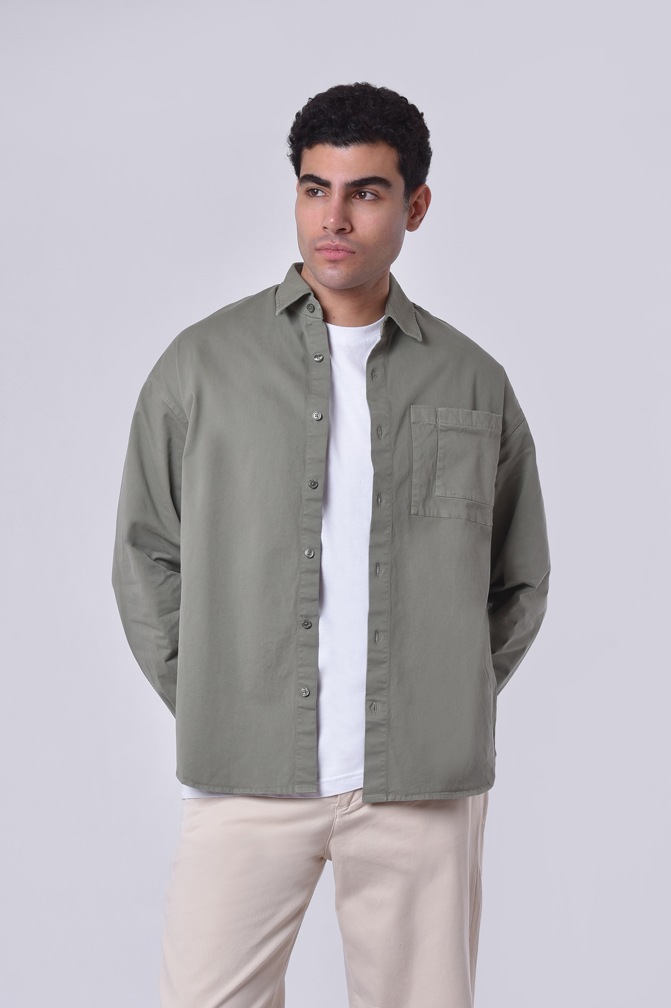 پیراهن آستین بلند ساده