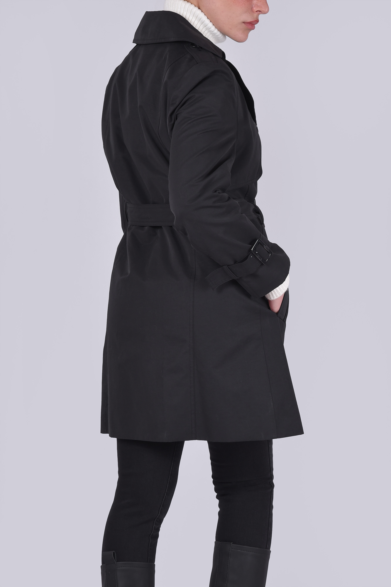 ترنچ کت کتان