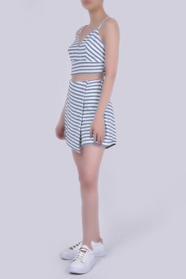 تاپ تیشرتی راه راه زنانه