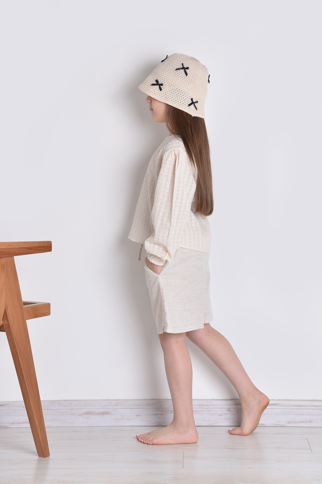 شلوارک پارچه ای ساده