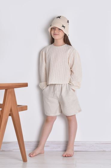 شلوارک پارچه ای ساده