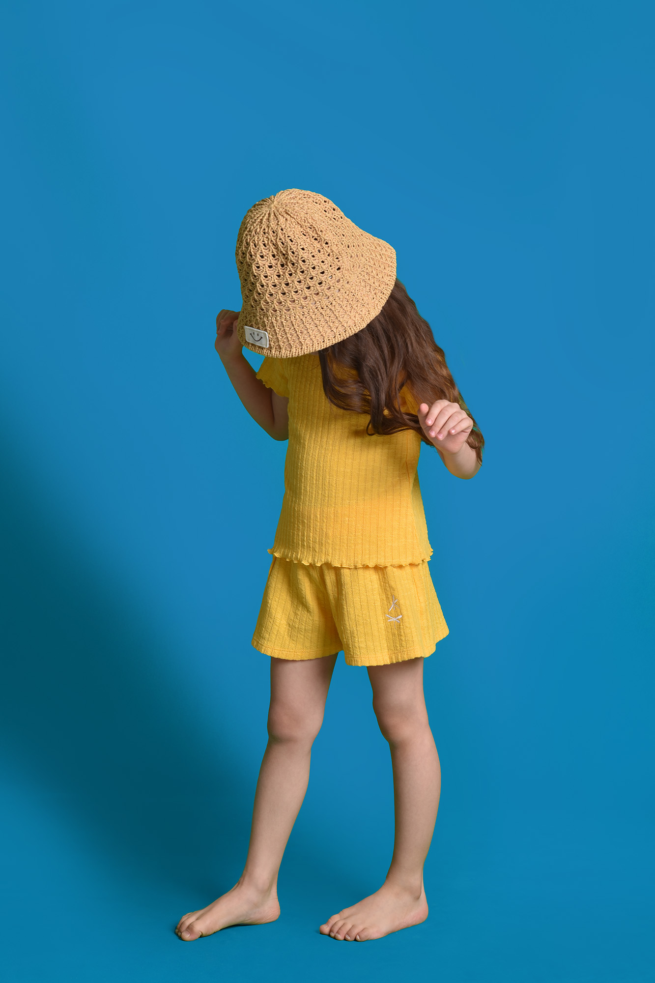 شلوارک پارچه ای گلدوزی