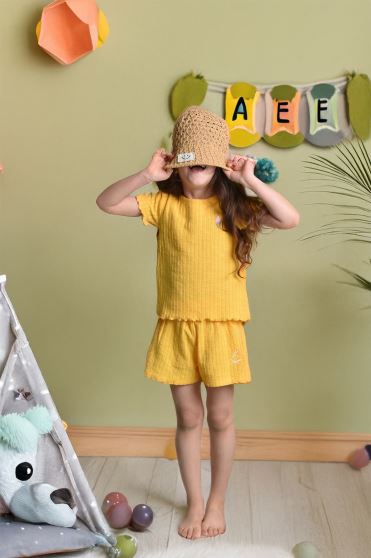 شلوارک پارچه ای گلدوزی