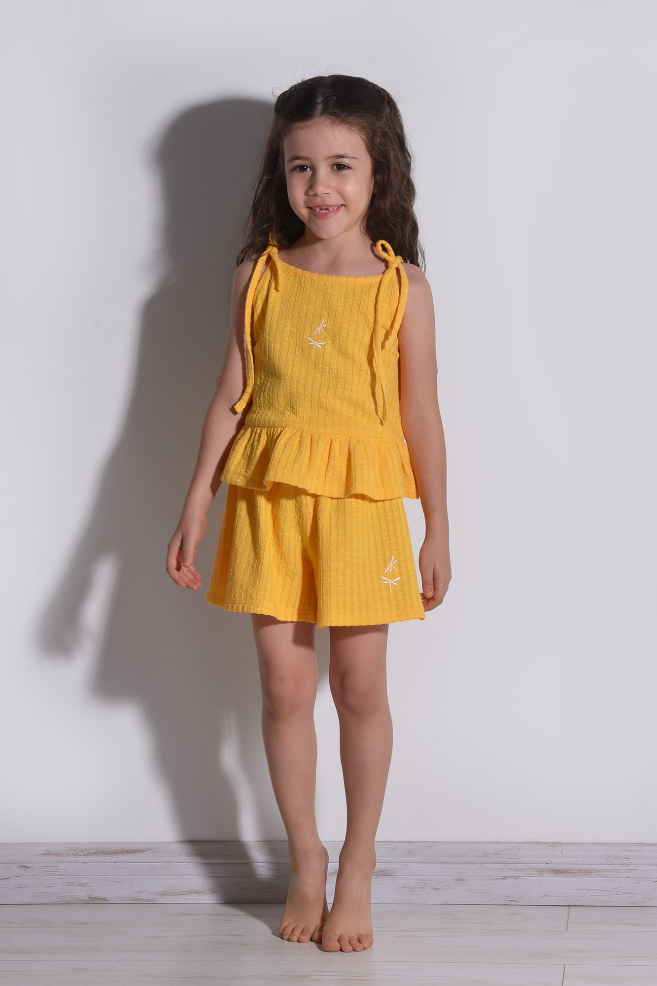 شلوارک پارچه ای گلدوزی