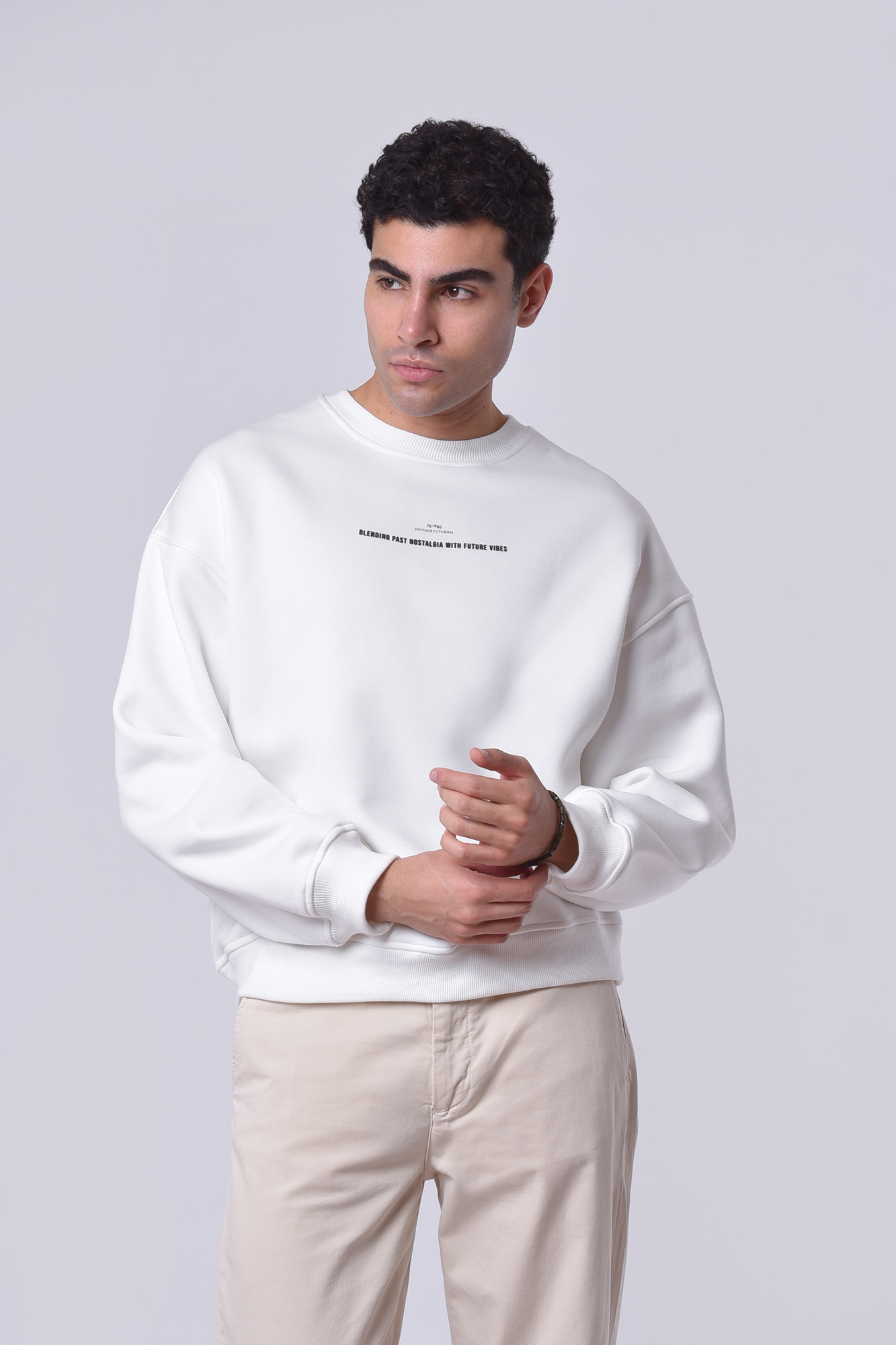 سوئیشرت یقه گرد چاپی