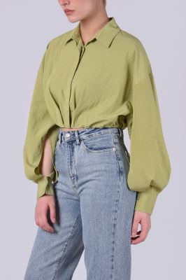 بلوز آستین بلند ساده