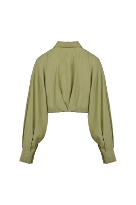 بلوز آستین بلند ساده