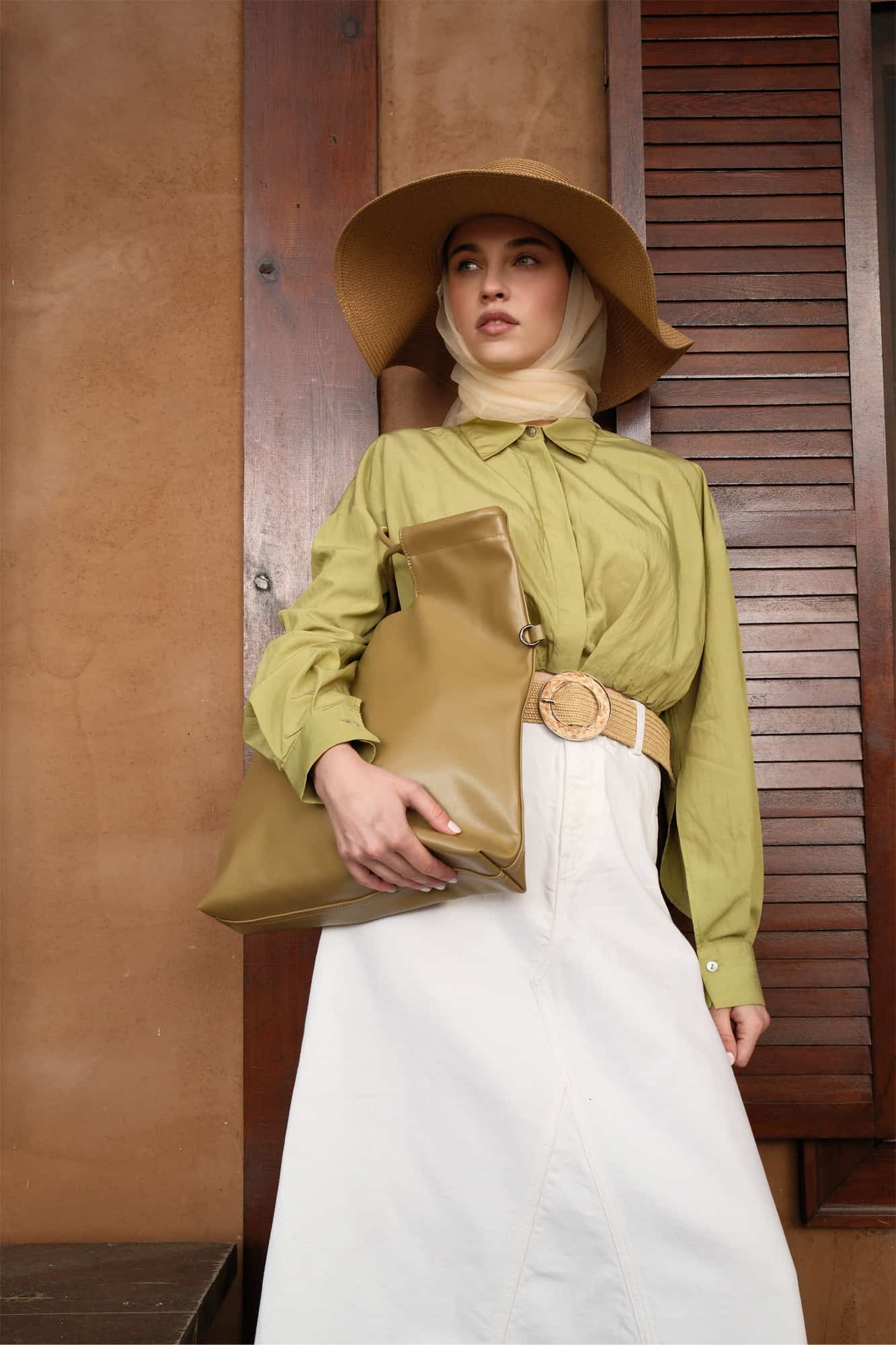 بلوز آستین بلند ساده