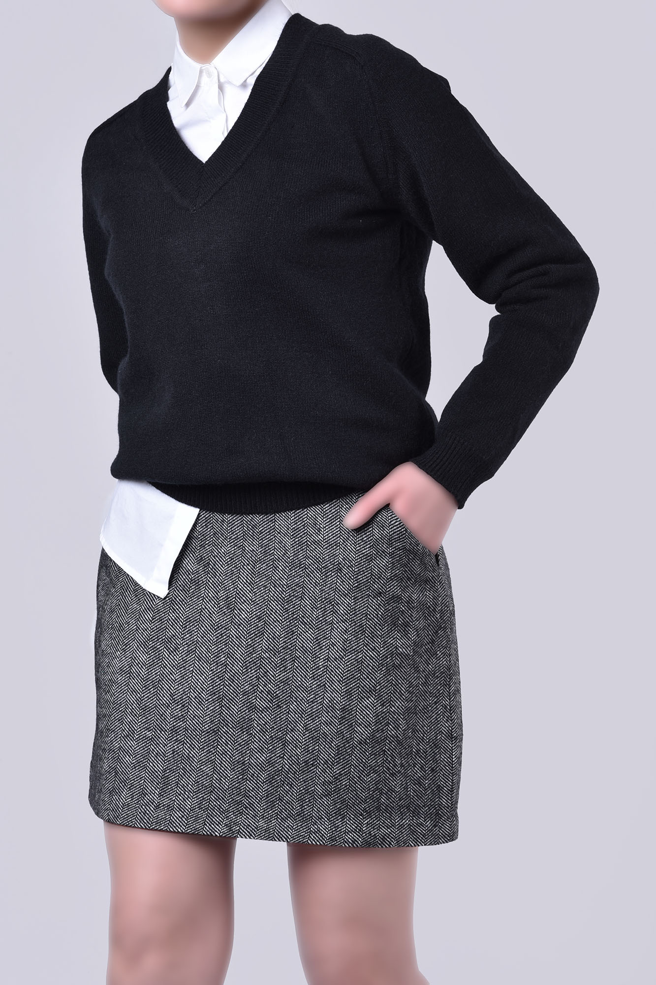 دامن کوتاه پشمی