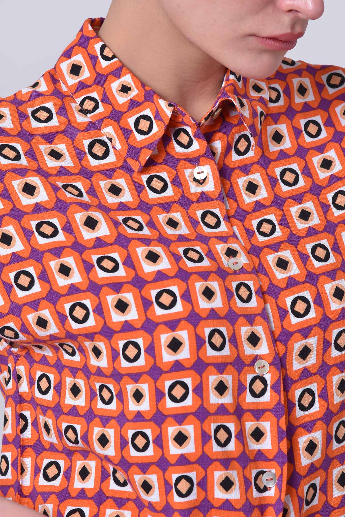 تاپ پیراهنی طرحدار