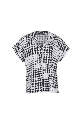 شومیز آستین کوتاه طرحدار