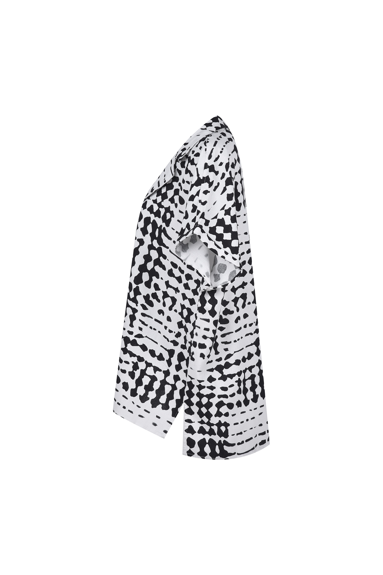 شومیز آستین کوتاه طرحدار