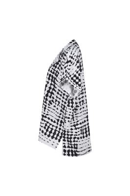 شومیز آستین کوتاه طرحدار