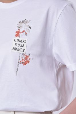 تیشرت آستین کوتاه چاپی