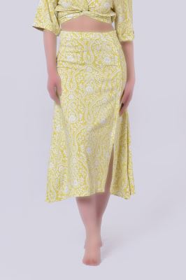 دامن بلند طرحدار