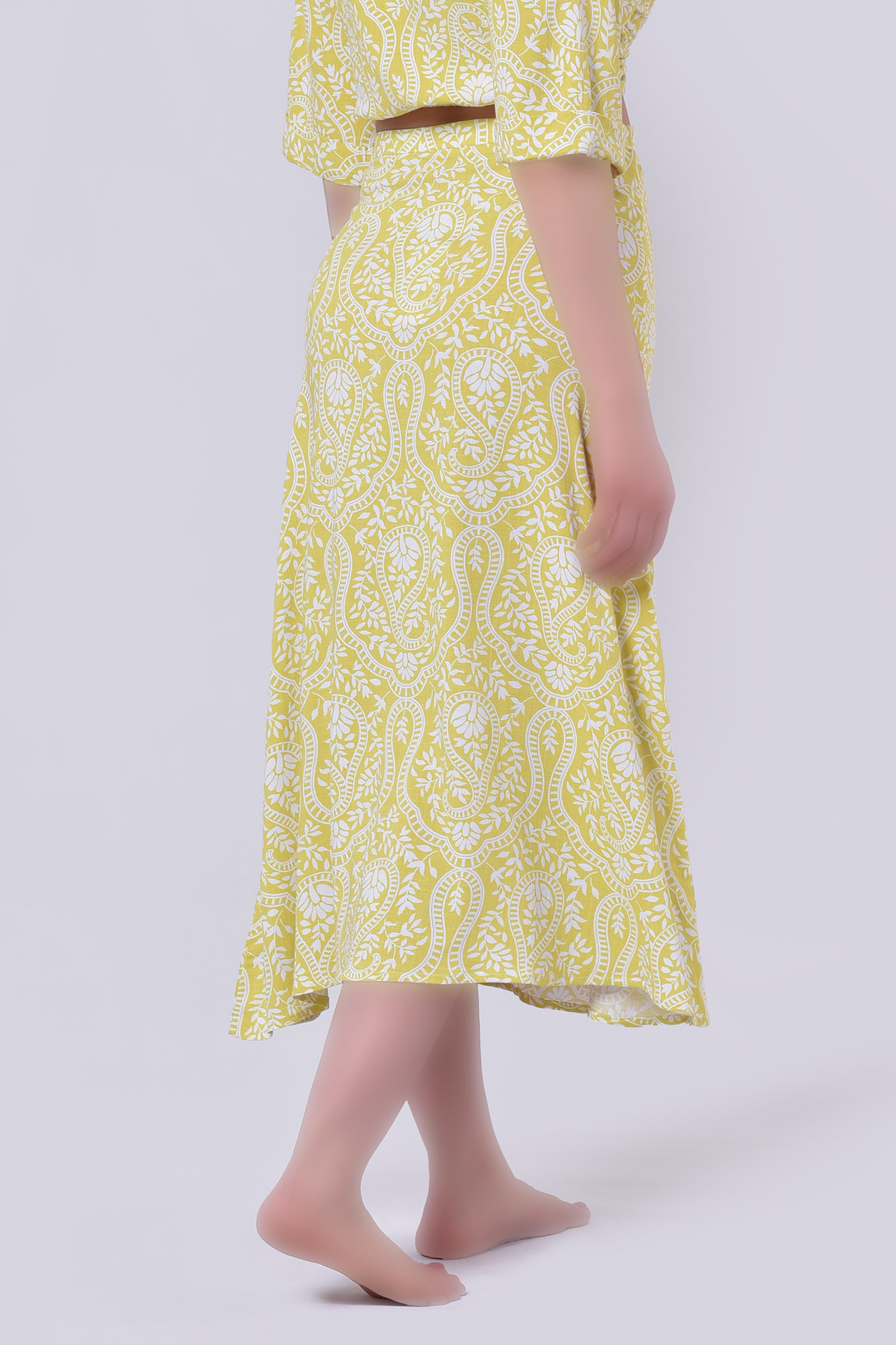 دامن بلند طرحدار