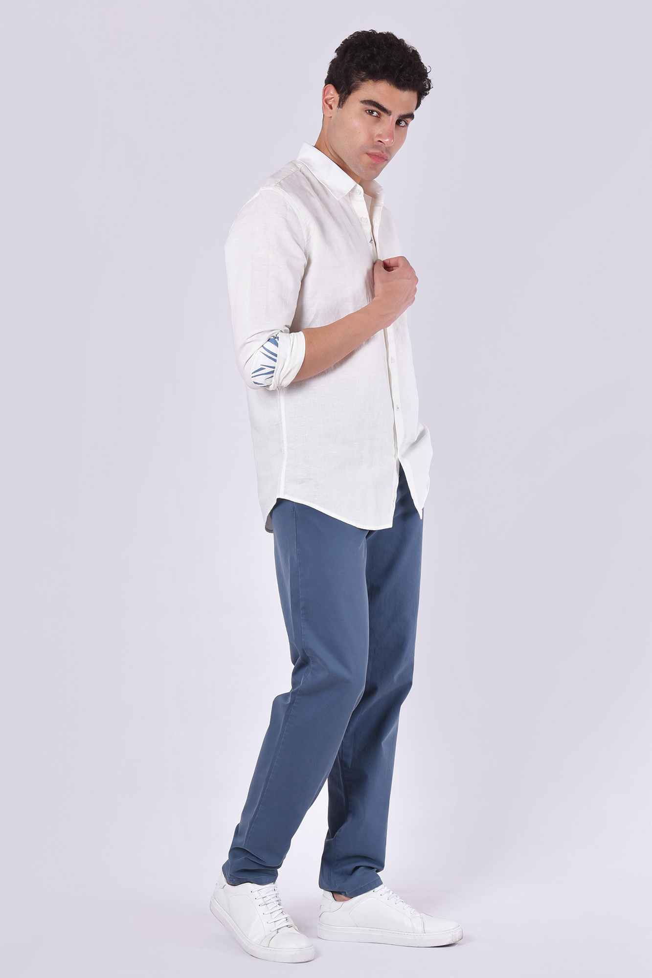 پیراهن آستین بلند چاپی