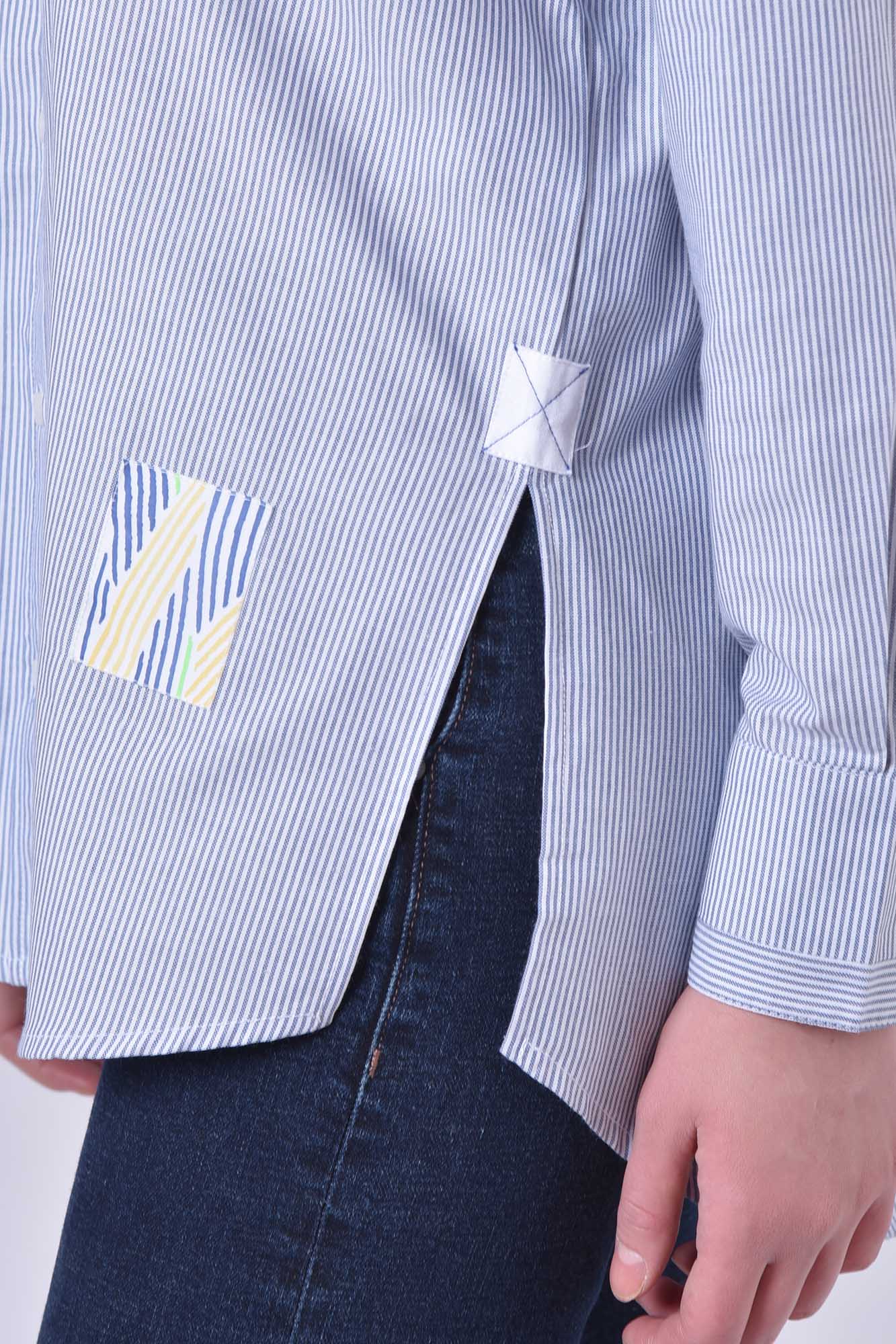 شومیز آستین بلند راه راه