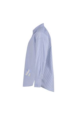 شومیز آستین بلند راه راه