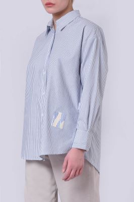 شومیز آستین بلند راه راه