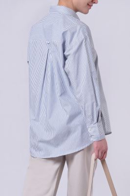 شومیز آستین بلند راه راه