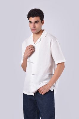 پیراهن آستین کوتاه لینن