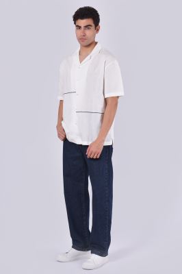 پیراهن آستین کوتاه لینن