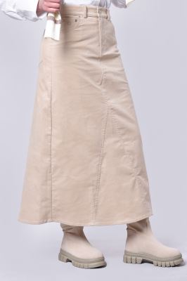 دامن بلند مخمل