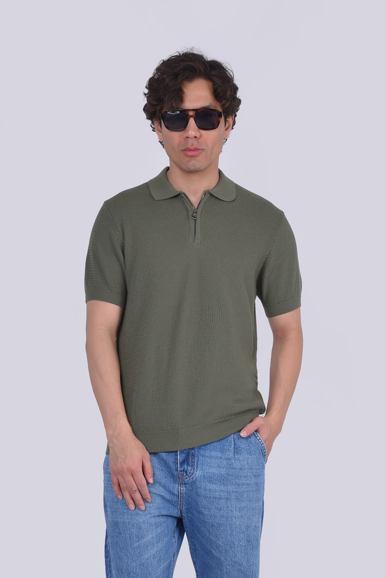 پلوشرت آستین کوتاه ساده