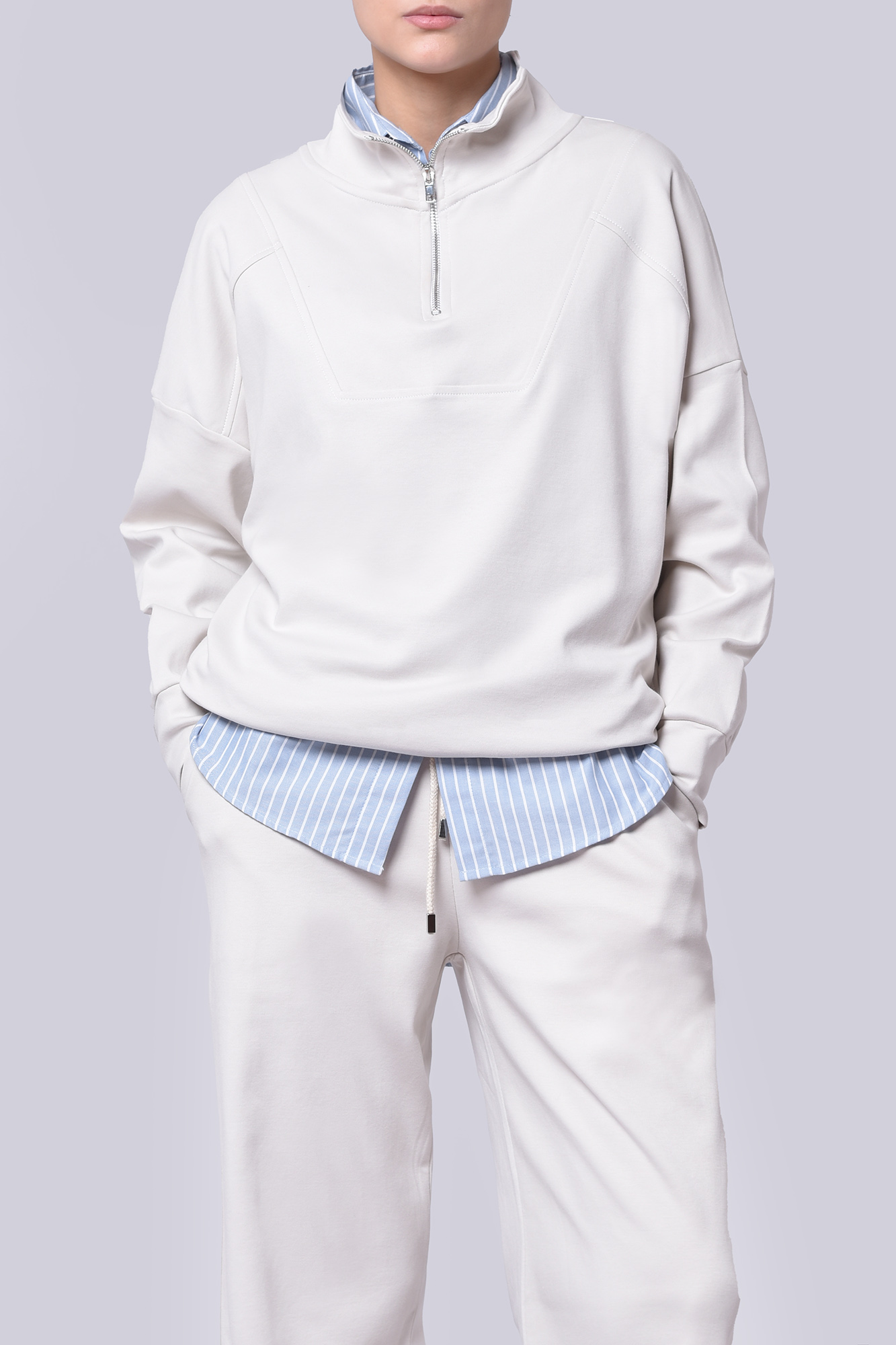 سوئیشرت نیم زیپ دورس