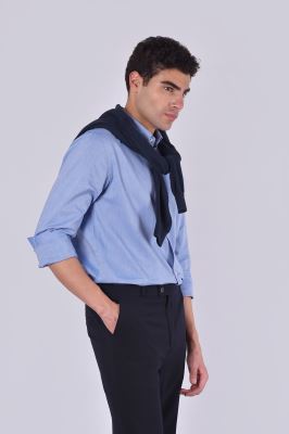 پیراهن آکسفورد آستین بلند اسلیم