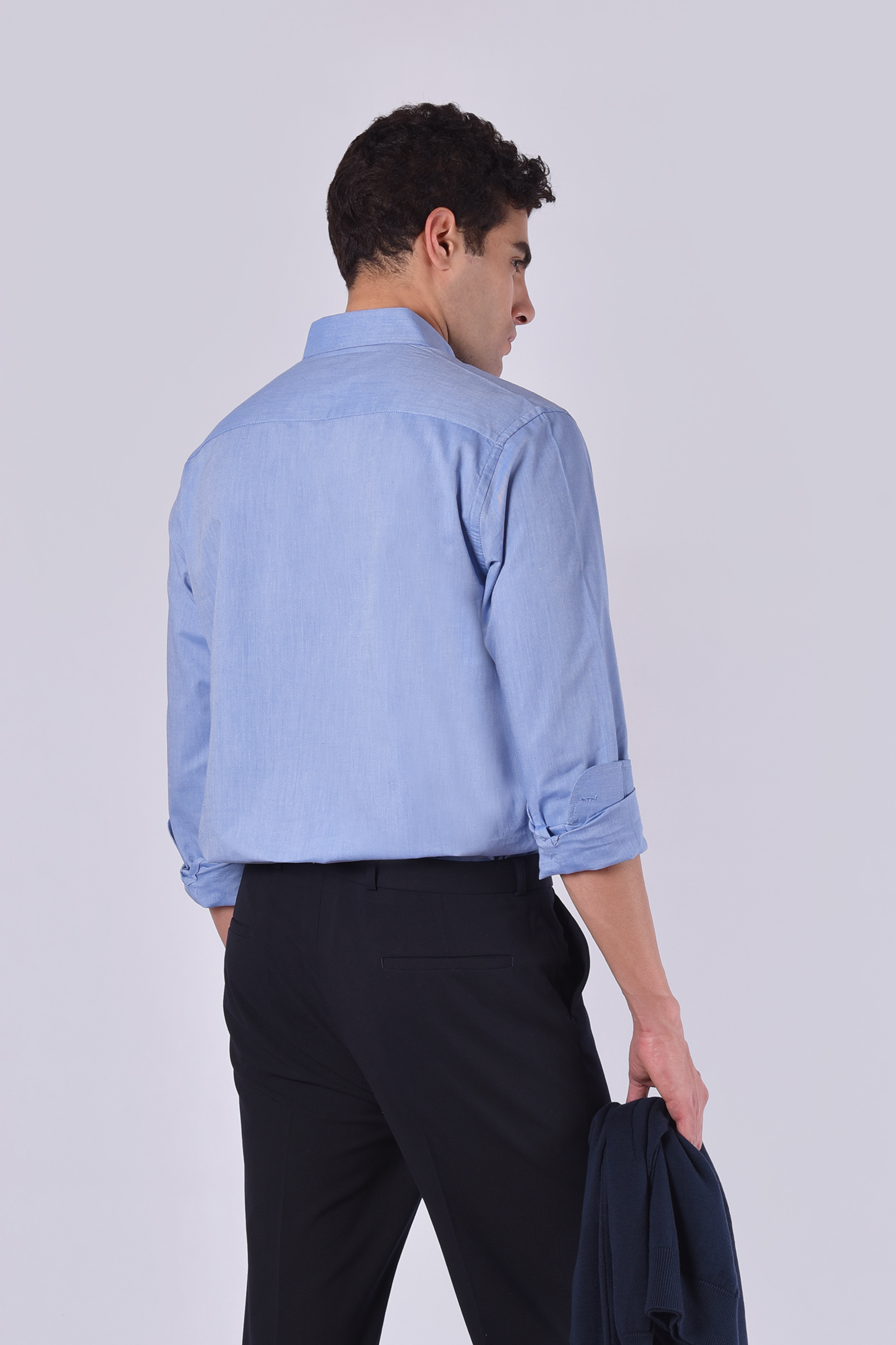 پیراهن آکسفورد آستین بلند اسلیم