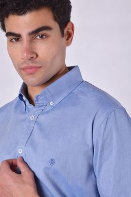 پیراهن آکسفورد آستین بلند اسلیم