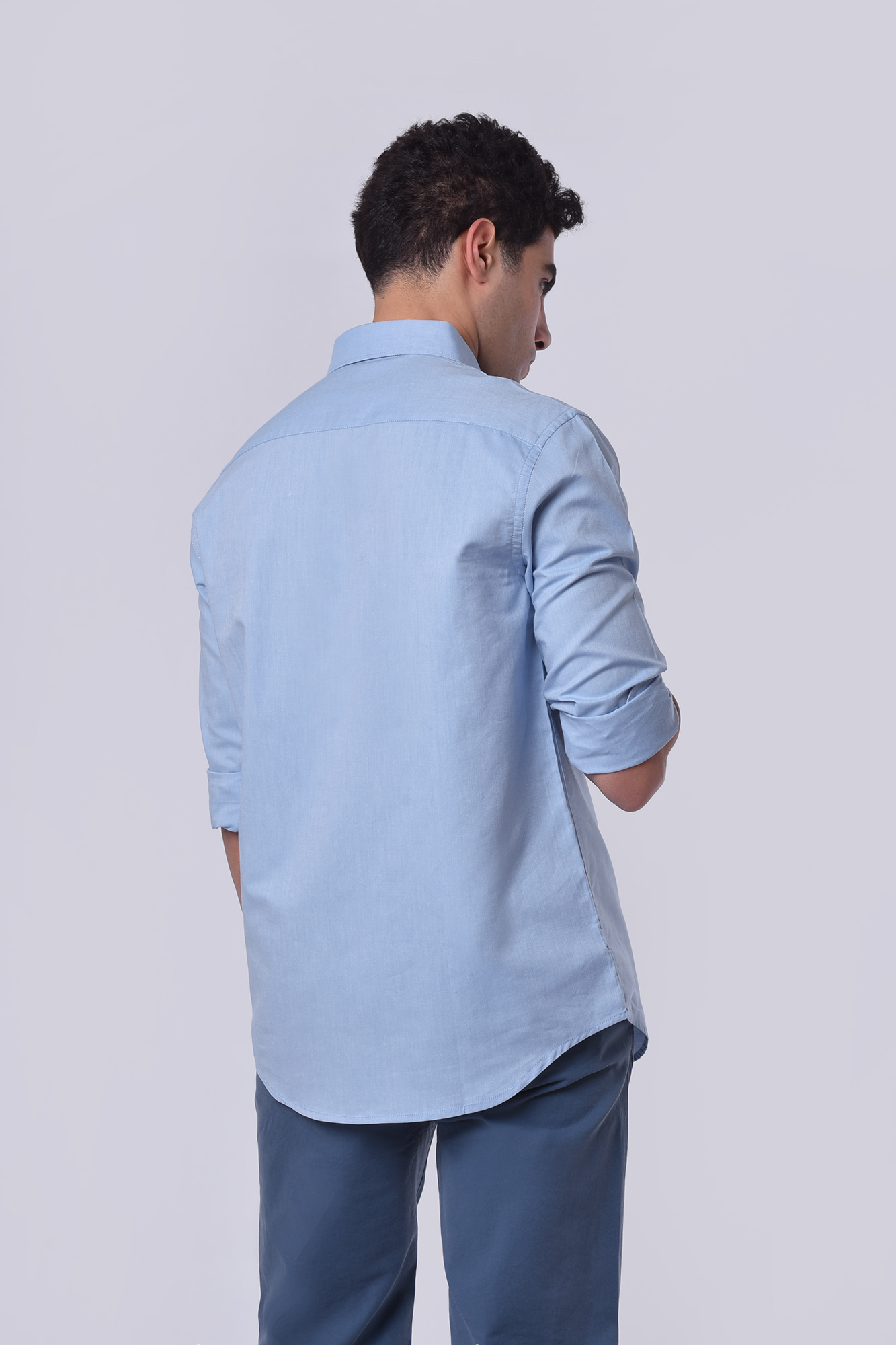 پیراهن آکسفورد آستین بلند اسلیم